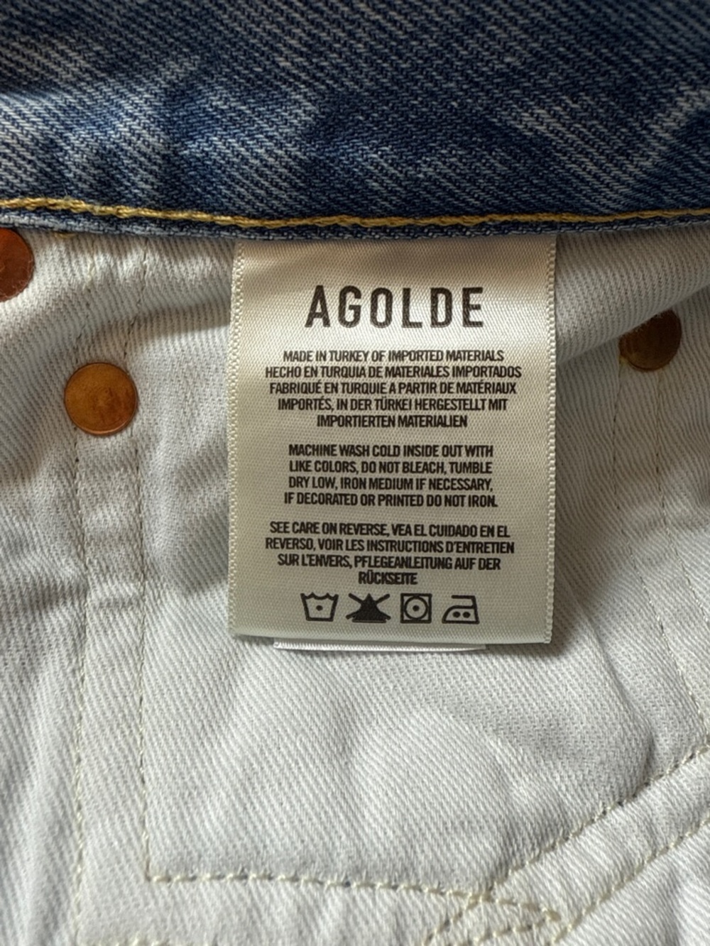 Agolde | Parker Vintage Cut Off Short in Swapmeet | 27 - Picture 9 of 10